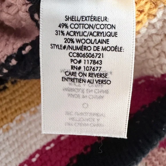 Alice + Olivia Multicolor Striped Sweater - Picture 4 of 4